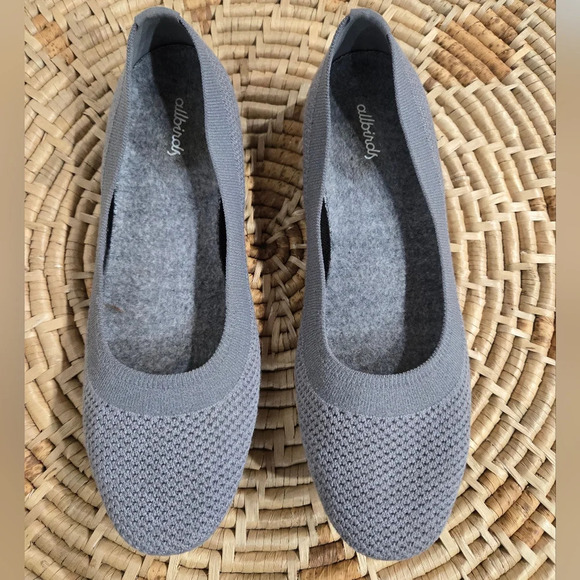 Allbirds Tree Breezers Mist Gray Ballet Flats 10.5 - Picture 1 of 8